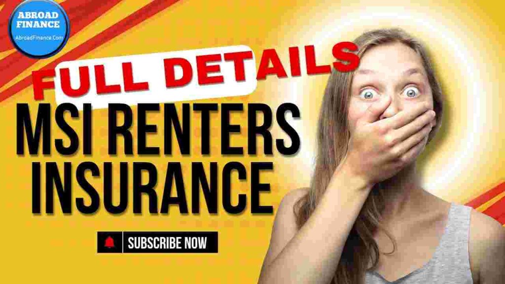 MSI Renters Insurance – Complete Guide for 2025